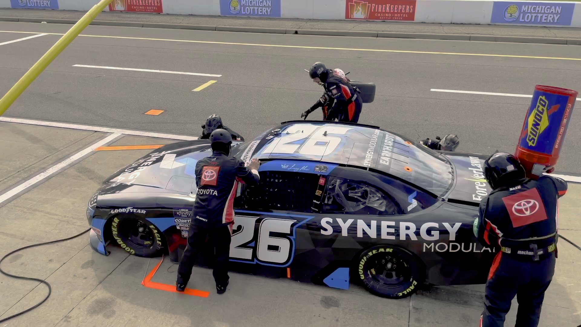 NASCAR video still